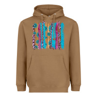 Toasted Coconut gemstone and pink leopard brushstrok Heavyweight Hoodie - AdoDesignShop