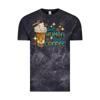 Cloud Black half human half coffee Vintage Tee - texasbilliewilder