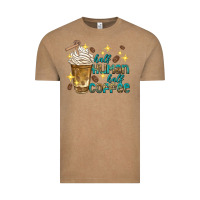 Vintage Coffee half human half coffee Vintage Tee - texasbilliewilder