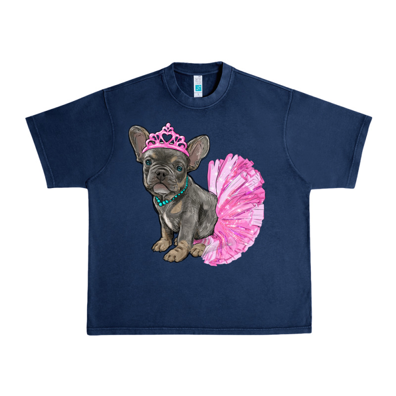 Balerina French Bulldog With Tutu Urban Heavy Tee by RanaPortraitStore | Teevron