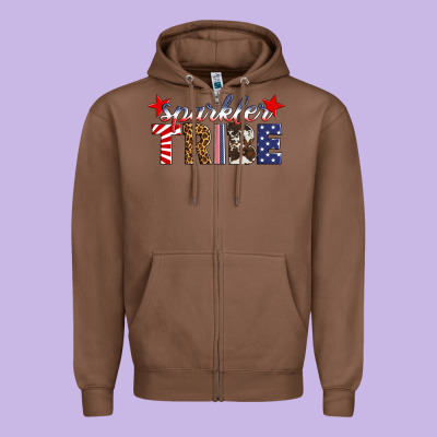 Sparkler Tribe Zipper Hoodie Designed By Hra Design Shop