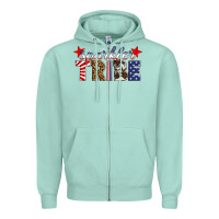 Seafoam sparkler tribe Zipper Hoodie - HRA Design Shop