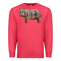 Cardinal hippopotamus Premium Sweatshirt - LillyAllenDesigns