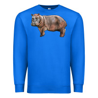 True Royal hippopotamus Premium Sweatshirt - LillyAllenDesigns