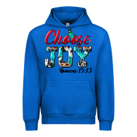 Cobalt Choose Joy Urban Hoodie - BundleAndBundleShop