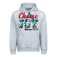 Heather Grey Choose Joy Urban Hoodie - BundleAndBundleShop
