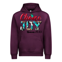 Mauve Wine Choose Joy Urban Hoodie - BundleAndBundleShop