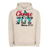 Pigment French Oak Choose Joy Urban Hoodie - BundleAndBundleShop