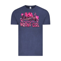 Vintage Denim cancer picked the wrong girl Vintage Tee - RanaPortraitStore