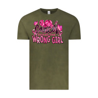 Vintage Olive cancer picked the wrong girl Vintage Tee - RanaPortraitStore