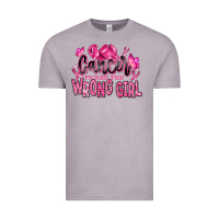 Cancer Picked The Wrong Girl Vintage Tee | Teevron