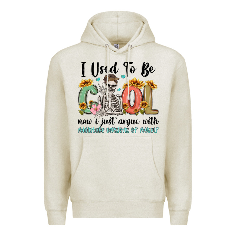 I Used To Be Cool Now I Just Argue With Miniature Premium Hoodie by MaliasSmallBusiness | Teevron