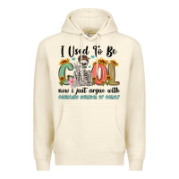 Sandshell i used to be cool now i just argue with miniature Premium Hoodie - MaliasSmallBusiness