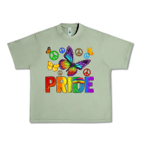 Oil Green hippie pride Urban Heavy Tee - texasbilliewilder