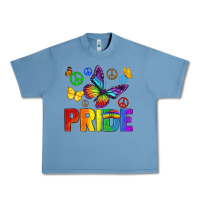 Pebble Blue hippie pride Urban Heavy Tee - texasbilliewilder