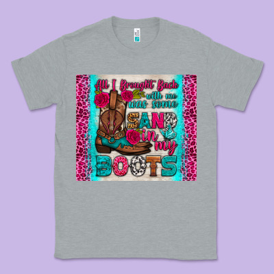 All I Brought Back With Me Was Some Sand In My Boots Tumbler Classic Tee Designed By Hra Design Shop