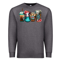 Charcoal Heather Baby calf coffee cups Premium Sweatshirt - Jasminsmagicworld