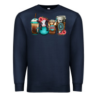 Navy Baby calf coffee cups Premium Sweatshirt - Jasminsmagicworld