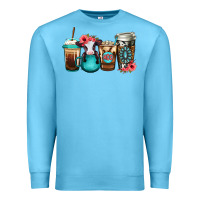 Ocean Blue Baby calf coffee cups Premium Sweatshirt - Jasminsmagicworld