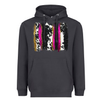 Smoke cow , yellow and pink glitter brushstrokes Heavyweight Hoodie - AdoDesignShop