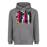 Storm cow , yellow and pink glitter brushstrokes Heavyweight Hoodie - AdoDesignShop