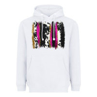 White cow , yellow and pink glitter brushstrokes Heavyweight Hoodie - AdoDesignShop