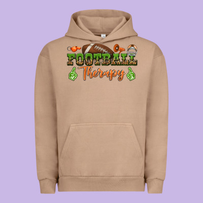 Football Therapy Urban Hoodie Designed By Bundleandbundleshop