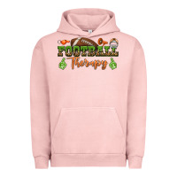Pigment Salmon football therapy Urban Hoodie - BundleAndBundleShop