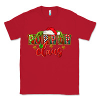 Red christmas pop pop claus Classic Tee - FaDigitalArtStudio