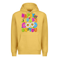 Antique Gold happy looks good on you Premium Hoodie - NancyCooperArtShop