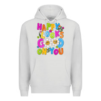 Dove Grey happy looks good on you Premium Hoodie - NancyCooperArtShop