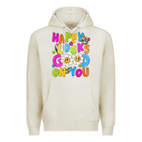 Oatmeal Heather happy looks good on you Premium Hoodie - NancyCooperArtShop