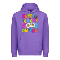 Purple happy looks good on you Premium Hoodie - NancyCooperArtShop