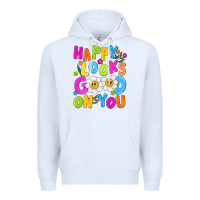 White happy looks good on you Premium Hoodie - NancyCooperArtShop