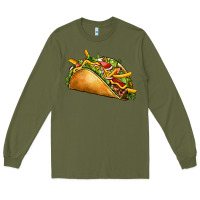 Army Green taco Long Sleeve Tee - CTS Tumbler Store