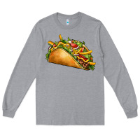 Heather Grey taco Long Sleeve Tee - CTS Tumbler Store