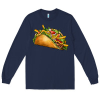 Navy taco Long Sleeve Tee - CTS Tumbler Store
