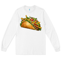 White taco Long Sleeve Tee - CTS Tumbler Store