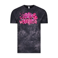 Cloud Black breast cancer warrior Vintage Tee - RanaPortraitStore