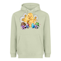 Matcha chicks eggs daisy easter Heavyweight Hoodie - Artiststas