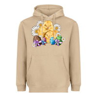 Mushroom chicks eggs daisy easter Heavyweight Hoodie - Artiststas