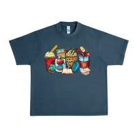 Midnight Navy teacher coffee cups Urban Heavy Tee - Zillion Design Studio