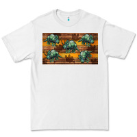 White dinosaur triceratops sippy cup Premium Tee - Artiststas