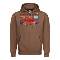Chestnut i'm not drunk i'm patriotic Zipper Hoodie - HRA Design Shop