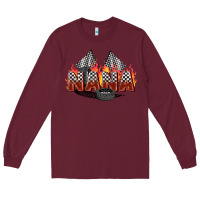 Burgundy race nana Long Sleeve Tee - Zillion Design Studio