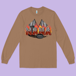 Race Nana Long Sleeve Tee Designed By Zillion Design Studio