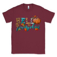 Burgundy hello pumpkin Classic Tee - HRA Design Shop