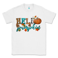 White hello pumpkin Classic Tee - HRA Design Shop