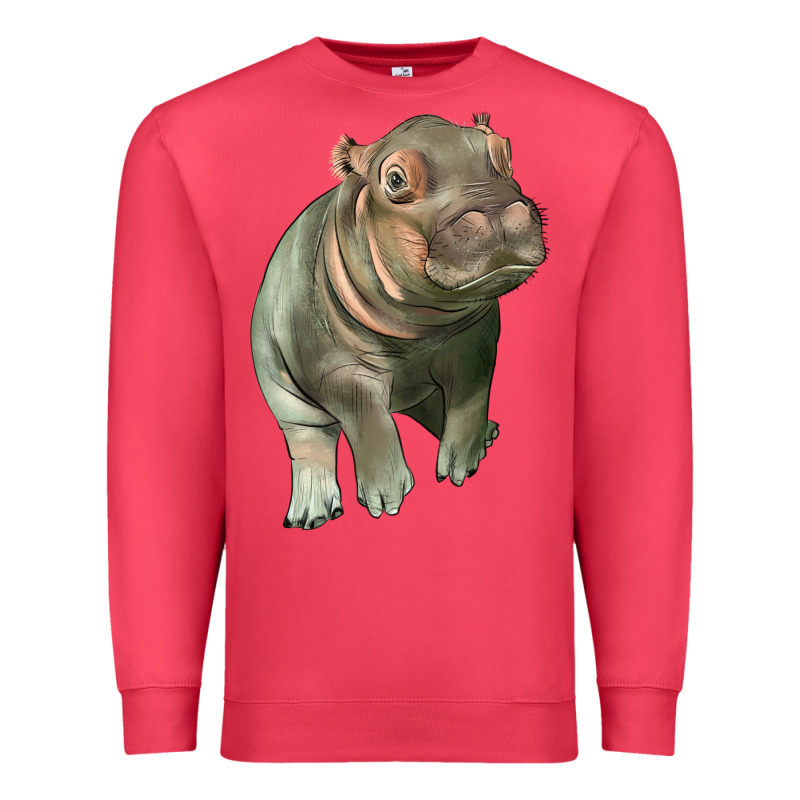 Baby Hippo Premium Sweatshirt by LillyAllenDesigns | Teevron