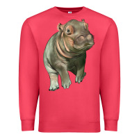 Cardinal baby hippo Premium Sweatshirt - LillyAllenDesigns